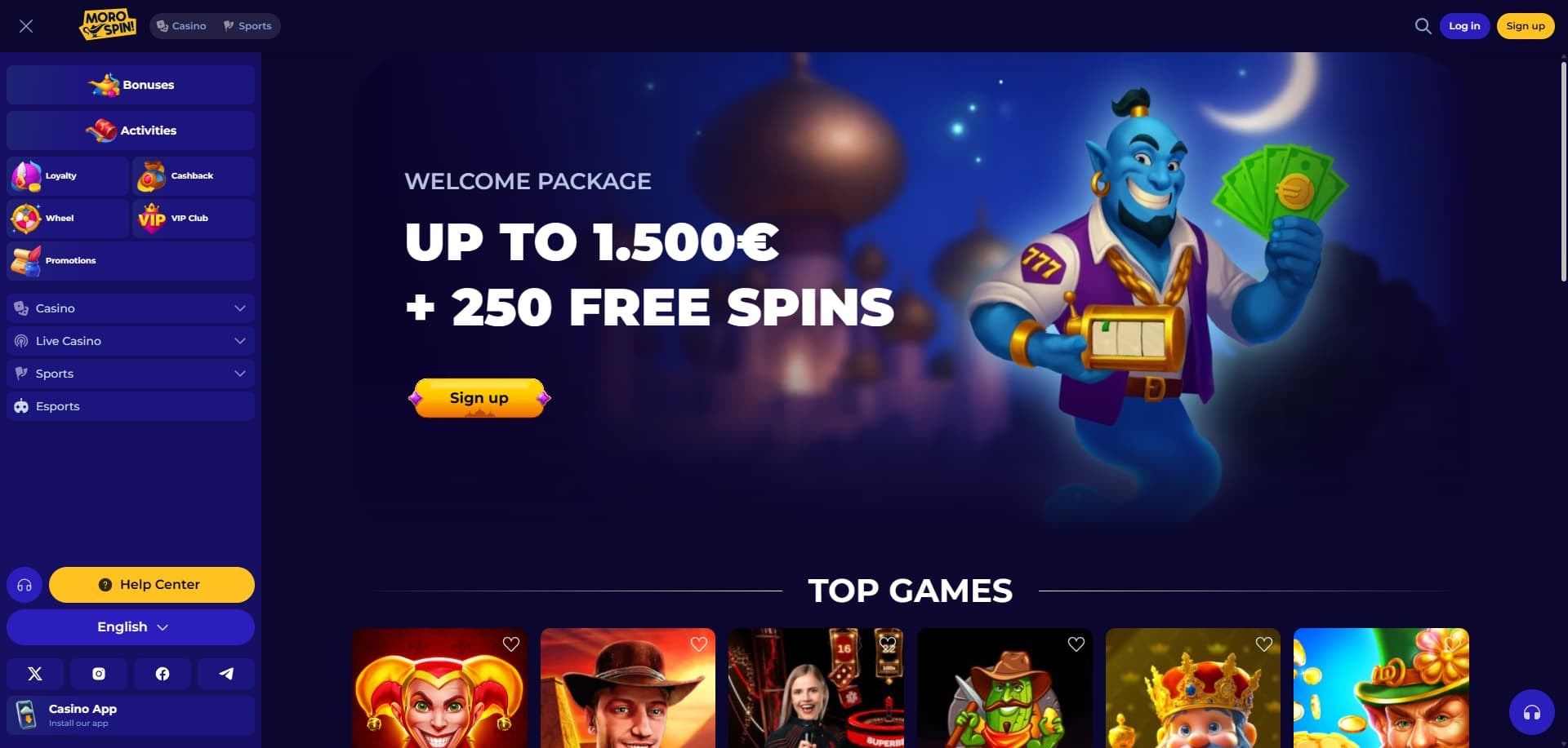 Morospin 홈페이지